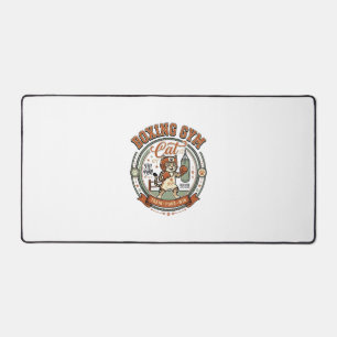 Box-Gym-Katze Box-Gym-Katze Vintage-Vektor-Art S Schreibtischunterlage