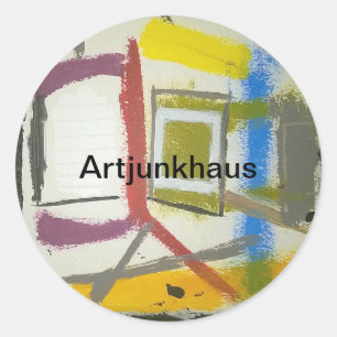 Box Hankamer Artjunkhaus Runder Aufkleber
