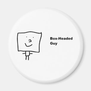 Box-Headed-Typ-Magnet Magnet