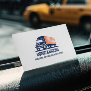 BOX-LKW-BEWEGUNG UND HAULING BERUFLICH VISITENKARTE