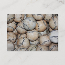Box mit Baseballs Visitenkarte