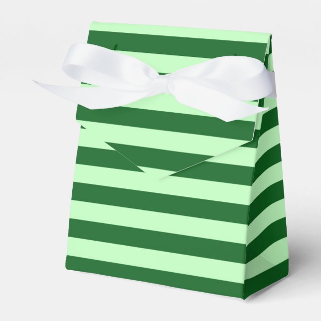 Box mit grünen Strickfavoriten Geschenkschachtel (Vorderseite)