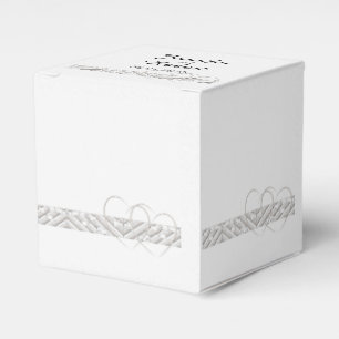 Box mit Herz-Kreislauf-Gastgeschenk Hochzeit Geschenkschachtel