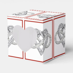 Box mit Infinity Heart Favor Geschenkschachtel