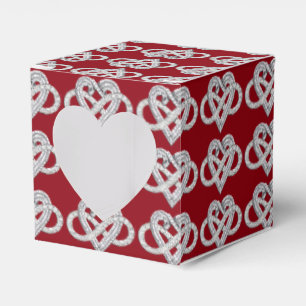 Box mit Infinity Heart Favor Geschenkschachtel
