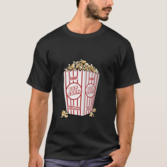 Box mit Popcorn T Shirt (Vorderseite)