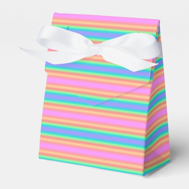 Box mit rosa und Lila Gefallen Geschenkschachtel (Vorderseite)