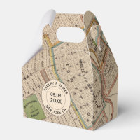 Box mit Vintager San Jose CA Karte