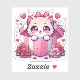 Box of Joy Kitten Aufkleber