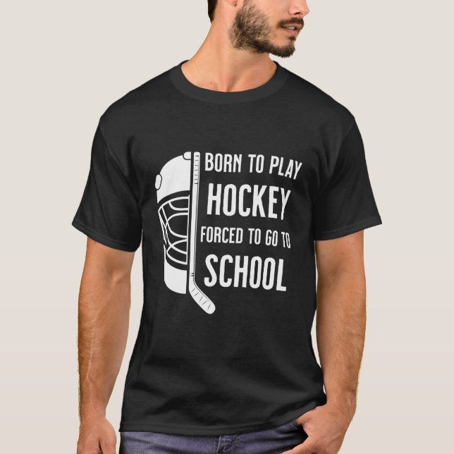 Box Puck Wintersport Str. T-Shirt (Vorderseite)