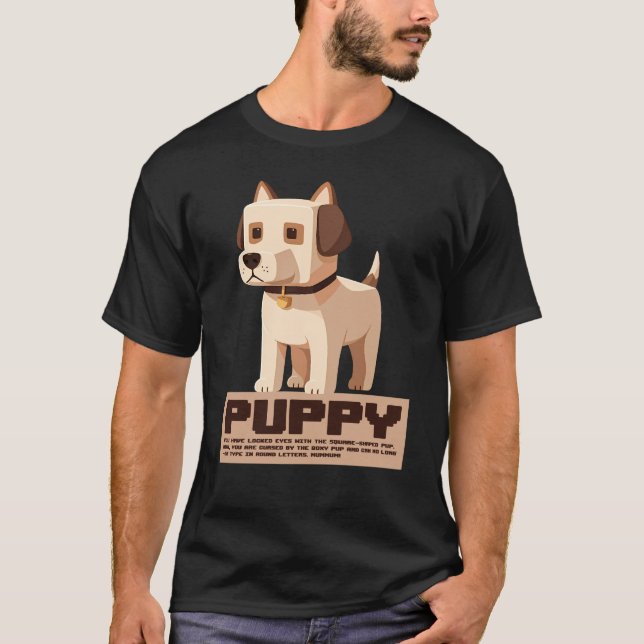 Box Pup Curse: The Korean Square Dog Challenge T-Shirt (Vorderseite)