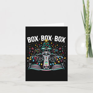 Box Racing Car Box Radio Call Fun Christmas Tr Karte
