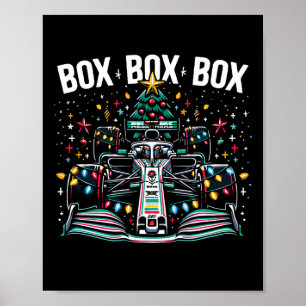 Box Racing Car Box Radio Call Fun Christmas Tr Poster