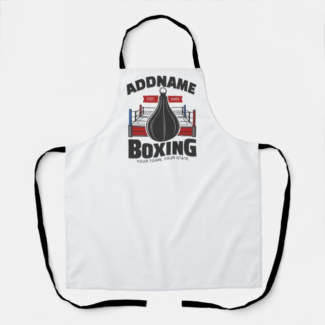 Box-Ring ADD NAME BOXER GYM-Speed-Bag Schürze (Vorderseite)