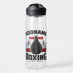 Box-Ring ADD NAME BOXER GYM-Speed-Bag Trinkflasche