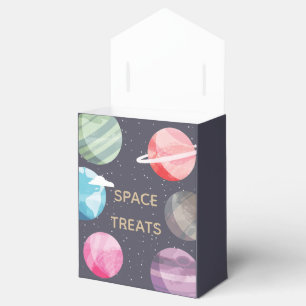 Box "Space Themed Birthday Party Fevor Geschenkschachtel