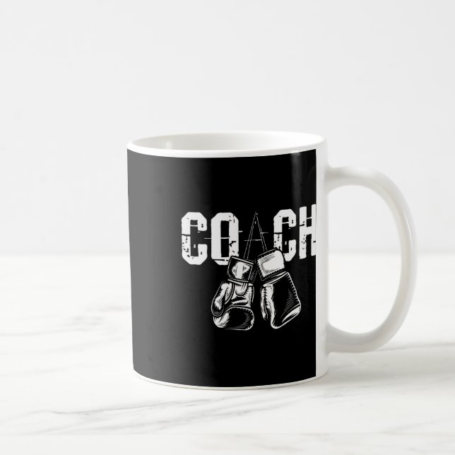 Box-Trainer - Kickboxen Kickboxer Fitnessstudio Bo Kaffeetasse (Rechts)