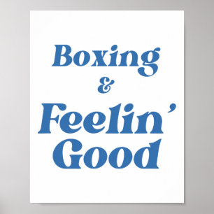 Box-Training Motivation Fitness Siegesgefühl Poster