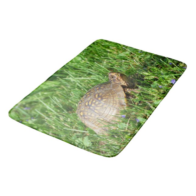 Box Turtle Badematte (Schrägansicht)