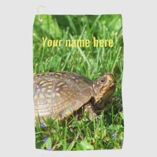 Box Turtle Golfhandtuch