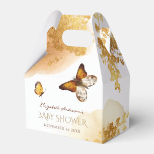 Box Watercolor Boho Butterfly Baby Dusche Gefallen Geschenkschachtel