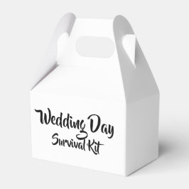 Box "Wedday Survival Kit" Geschenkschachtel