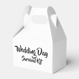 Box "Wedday Survival Kit" Geschenkschachtel