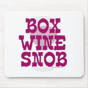 Box Weinsnob Mousepad