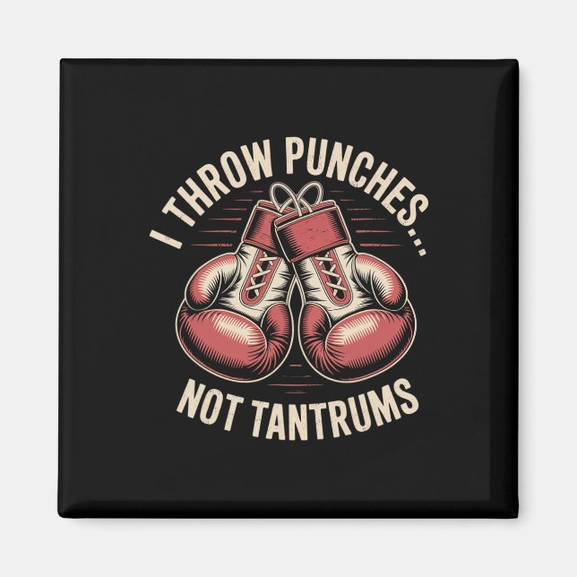 Boxangebot Meme Starke Punches Null Drama Punch Magnet (Vorne)