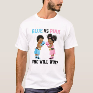 Boxbabys Boxkampf Geschlecht Enthüllung Blau oder T-Shirt