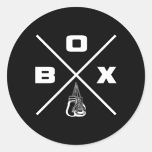 Boxbekleidung - Boxer Boxen  Runder Aufkleber