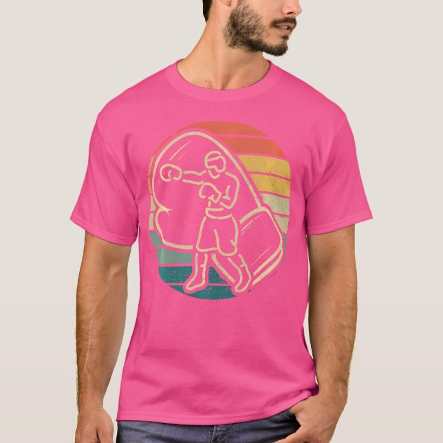 Boxbox für Vintages Circle Boxing T-Shirt (Vorderseite)