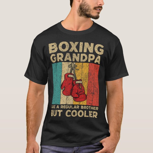 Boxbox-Husband Vintag Boxing Boxer T-Shirt (Vorderseite)