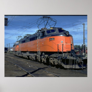 Boxcab Milwaukee Road, elektrisch #E34A_Trains Poster