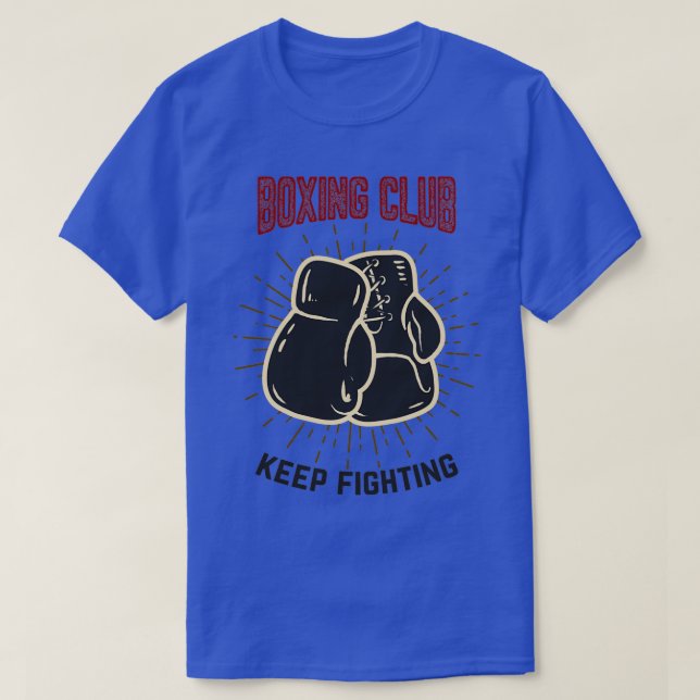 Boxclub behalte Kämpfe T-Shirt (Design vorne)