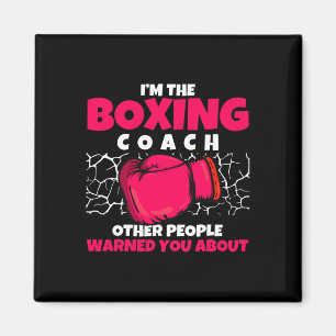 Boxclub Trainer eines Boxers Kickboxen Boxen Coa Magnet