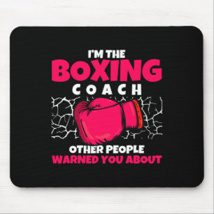 Boxclub Trainer eines Boxers Kickboxen Boxen Coa Mousepad