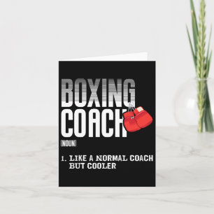 Boxcoach Funny Sports Definition Trainer Karte