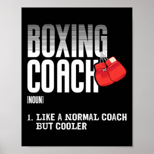 Boxcoach Funny Sports Definition Trainer Poster