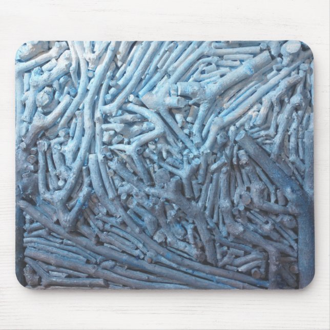 Boxcuttings: Blau Mousepad (Vorne)