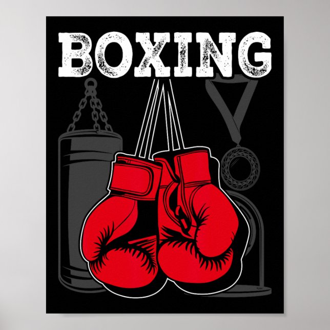 Boxdesign für Boxer - Boxing 1 Poster (Vorne)