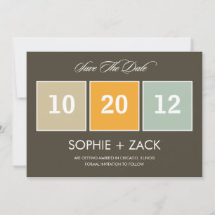 Boxed Calendar Speichern Sie die Datumsangaben (gr Save The Date