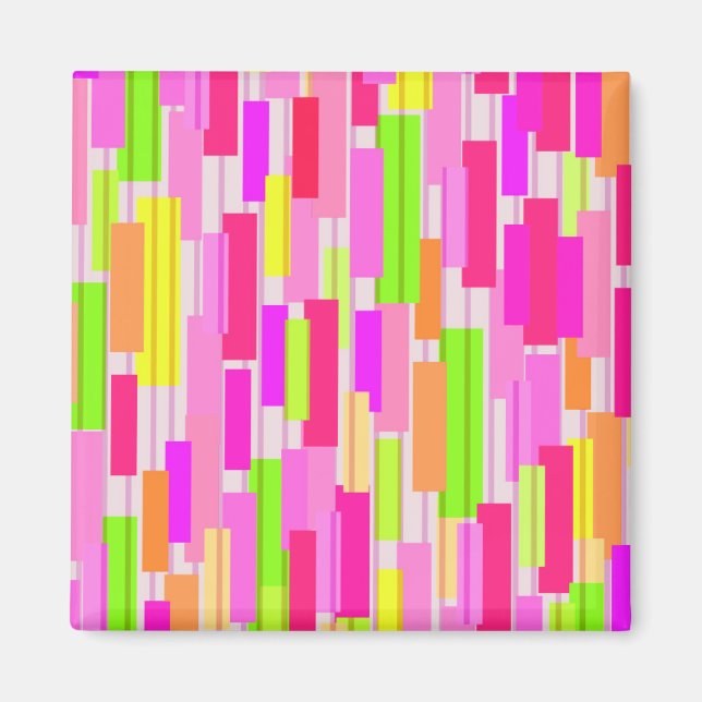 Boxed Stripe Magnet (Vorne)