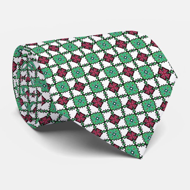 Boxed Wreaths Christmas Neck Tie Krawatte (Gerollt)