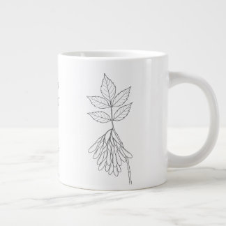 Boxelder Maple - Acer Negundo - Nationale Pflanze Jumbo-Tasse