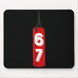 Boxen 6 7 Sechs Sieben Lustiges MMA-Turnhallenge-D Mousepad