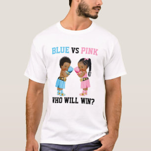 Boxen Babys Junge Mädchen Geschlecht Enthüllung Bl T-Shirt