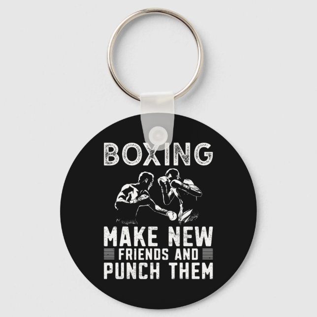 Boxen Boxer 1  Schlüsselanhänger (Vorderseite)