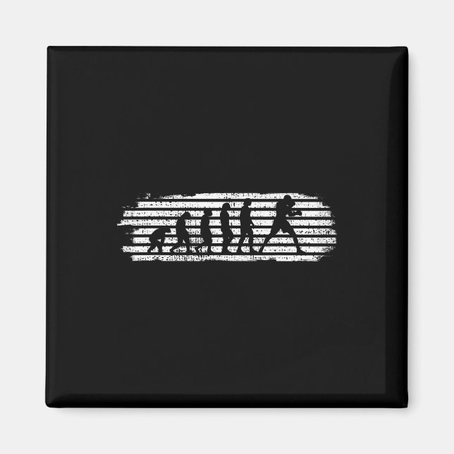 Boxen Boxer Kampf Geschenk Club  Magnet (Vorne)