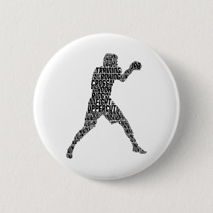 Boxen Boxer Männer Kinder Jungen Jugend Button